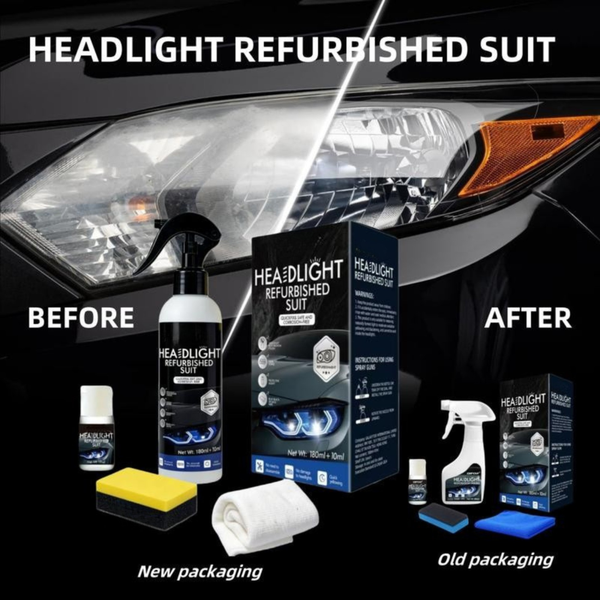 Safai Pro™ Headlight Renewal & Anti-Yellowing Spray